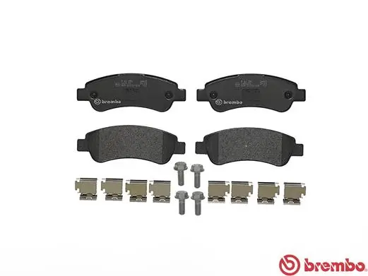 P61091 Brembo Sapatas do freio traseiras de disco