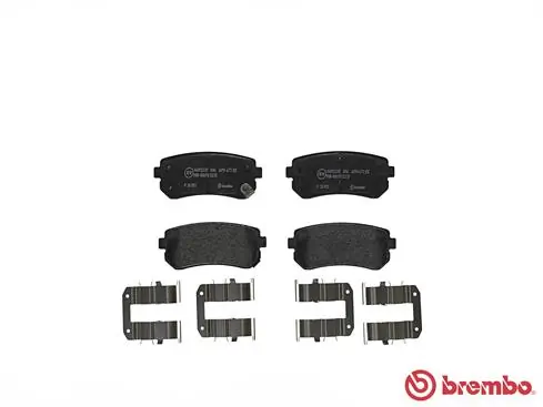 P30051 Brembo Sapatas do freio traseiras de disco
