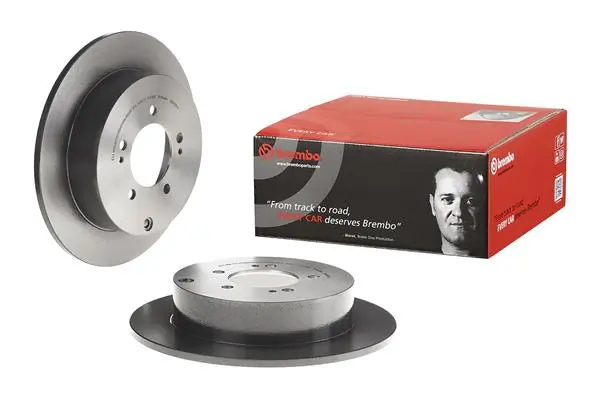 08A75511 Brembo Disco do freio traseiro