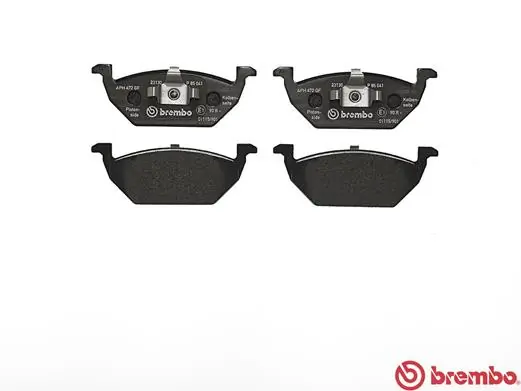 P85041 Brembo Sapatas do freio dianteiras de disco