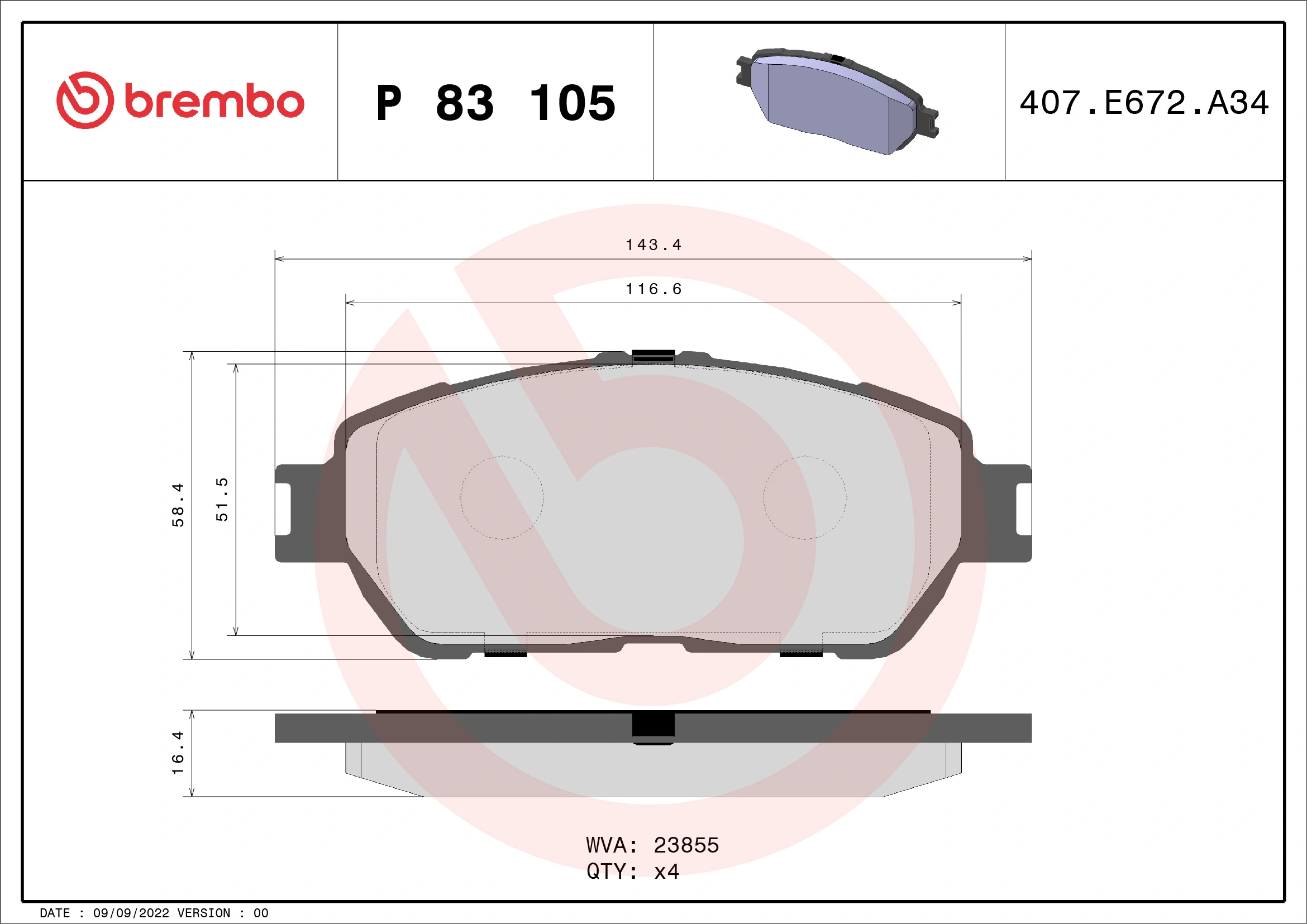 P83105 Brembo