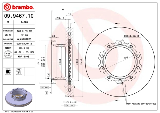 09946710 Brembo