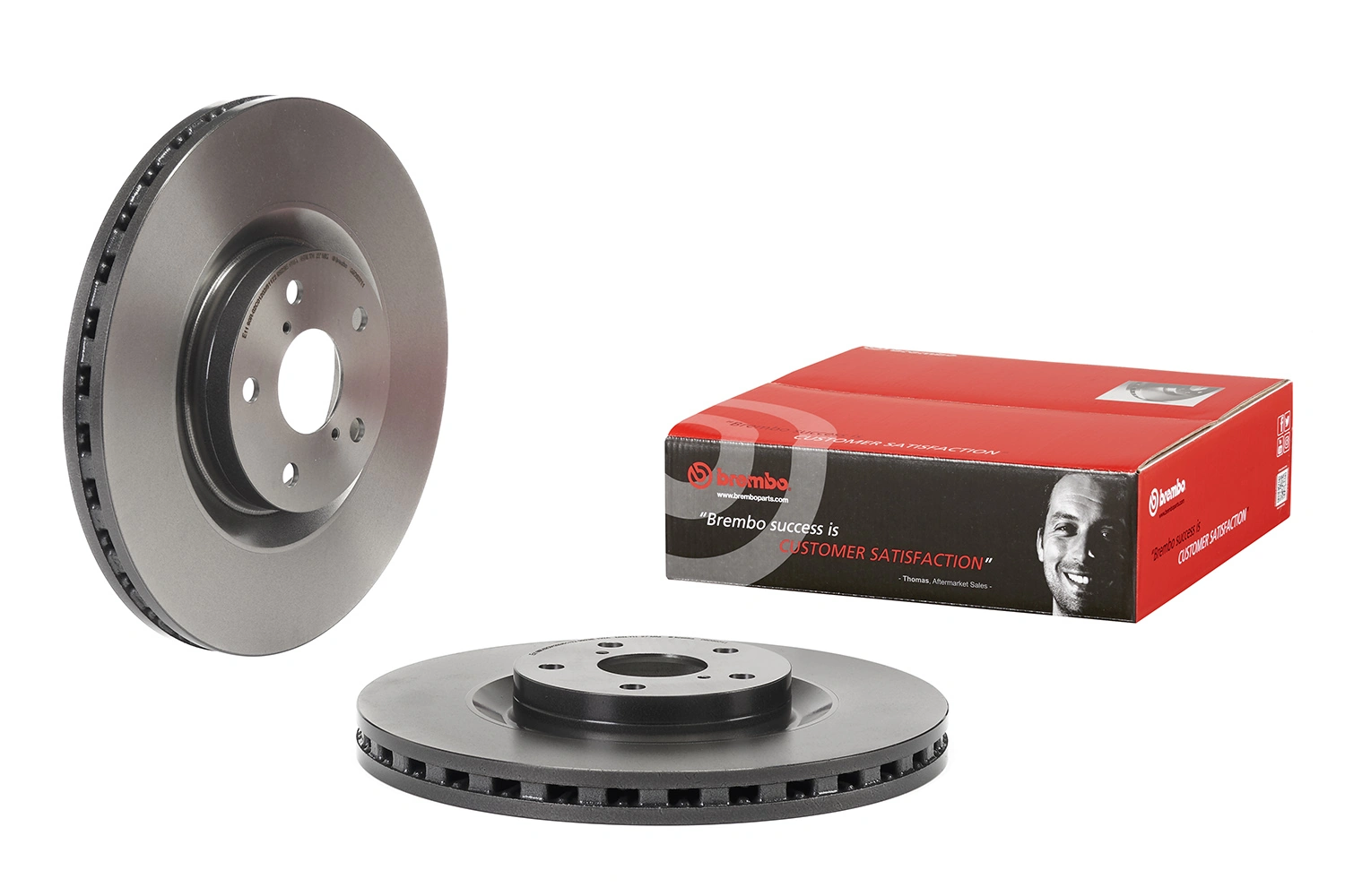 09D50711 Brembo Disco do freio dianteiro