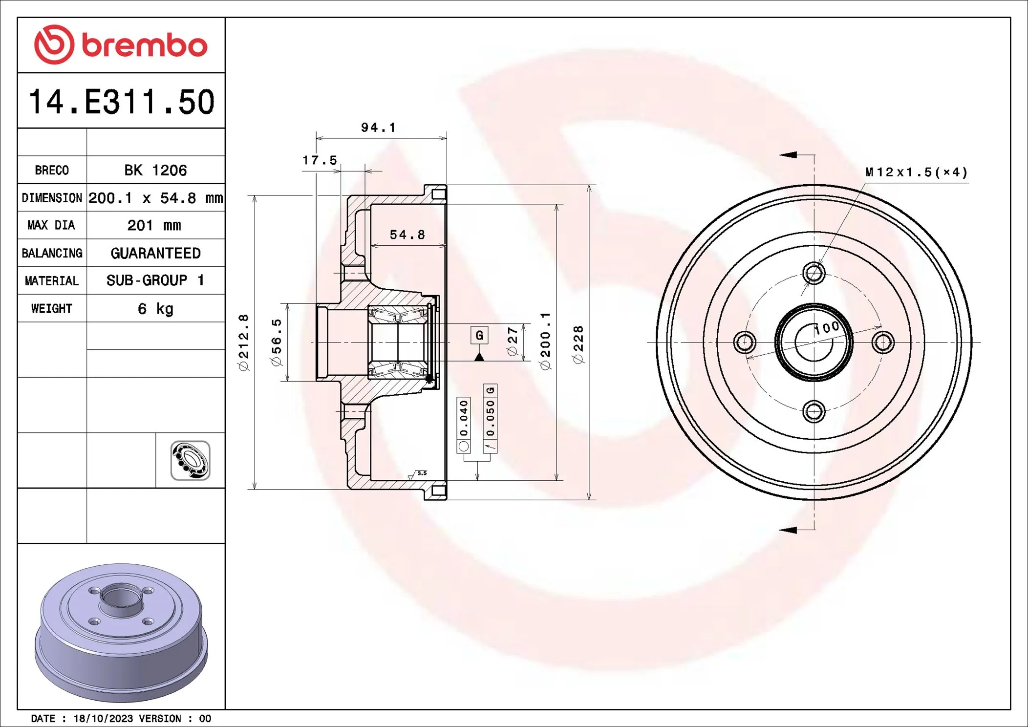 14E31150 Brembo