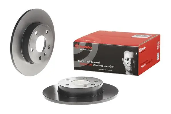 08762711 Brembo Disco do freio traseiro