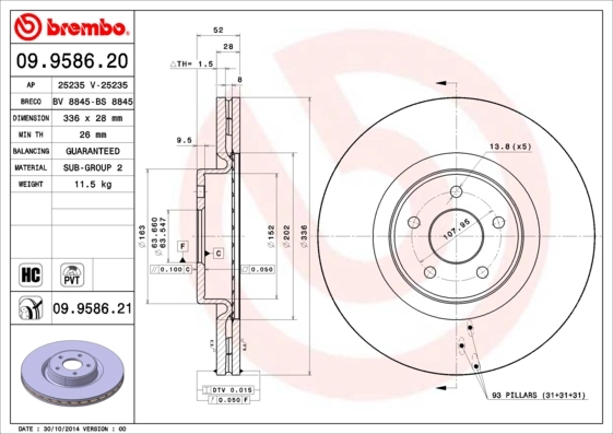 09958621 Brembo