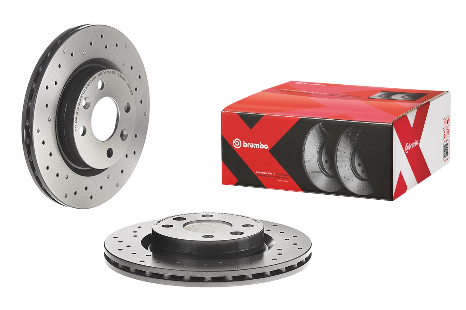 0958022X Brembo Disco do freio dianteiro