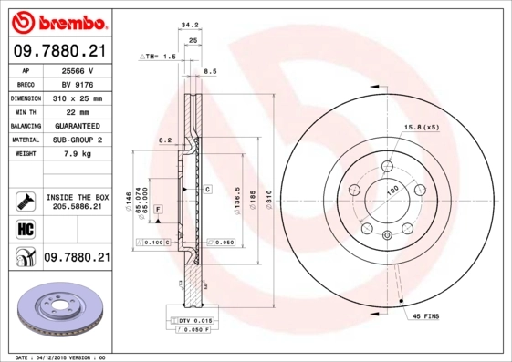 09788021 Brembo
