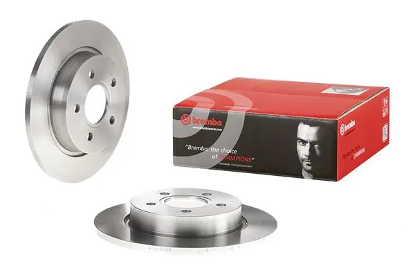 08A72510 Brembo Disco do freio traseiro