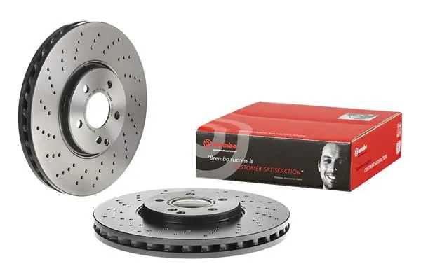 09A82811 Brembo Disco do freio dianteiro