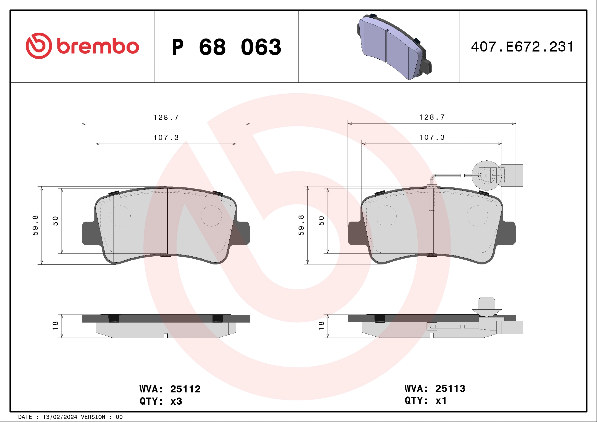 P68063 Brembo