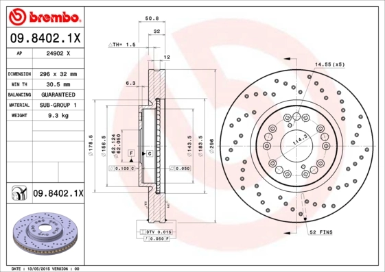 0984021X Brembo