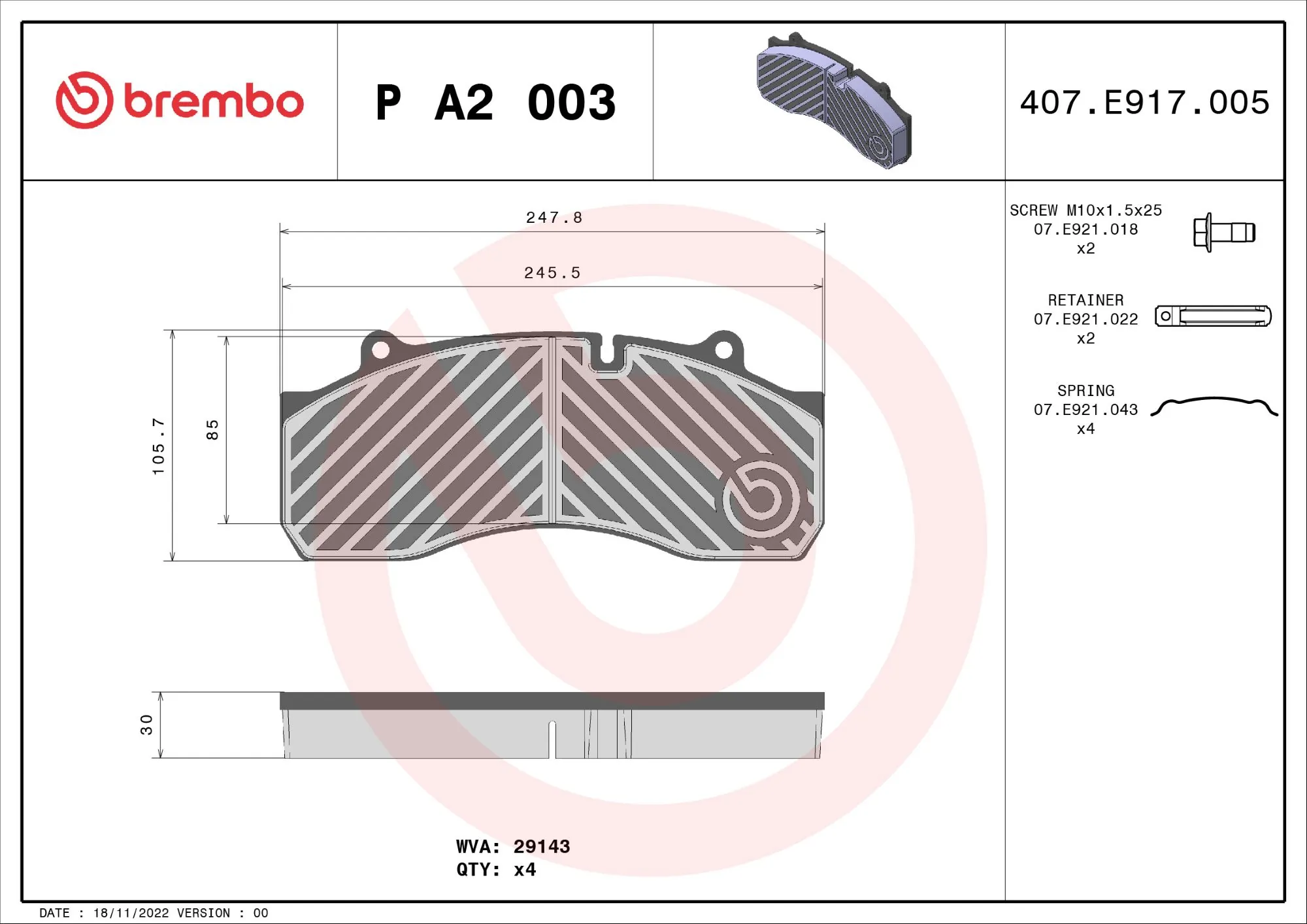 PA2003 Brembo