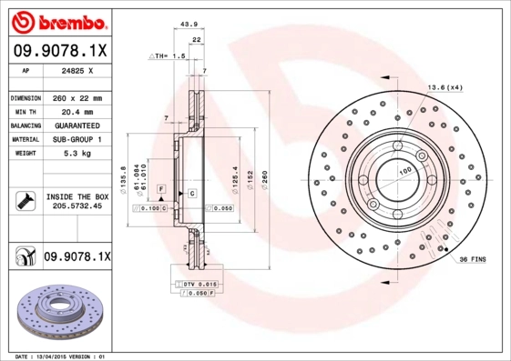 0990781X Brembo