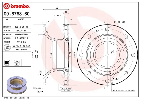 09676360 Brembo