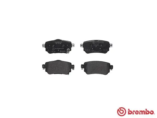 P56098 Brembo Sapatas do freio traseiras de disco