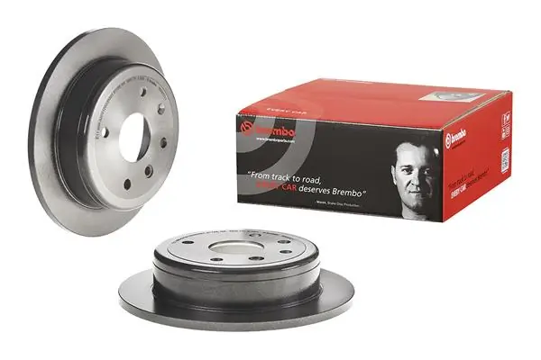 08A87211 Brembo Disco do freio traseiro