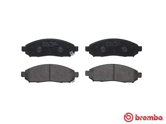 P56096 Brembo Sapatas do freio dianteiras de disco