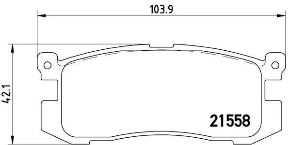 Sapatas do freio traseiras de disco Mazda 626 III GD ao melhor preço