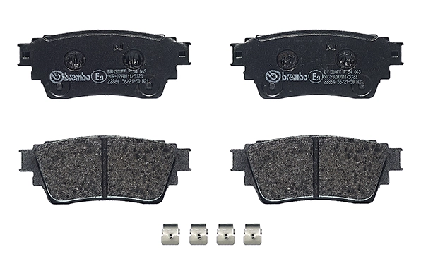P54063 Brembo Sapatas do freio traseiras de disco
