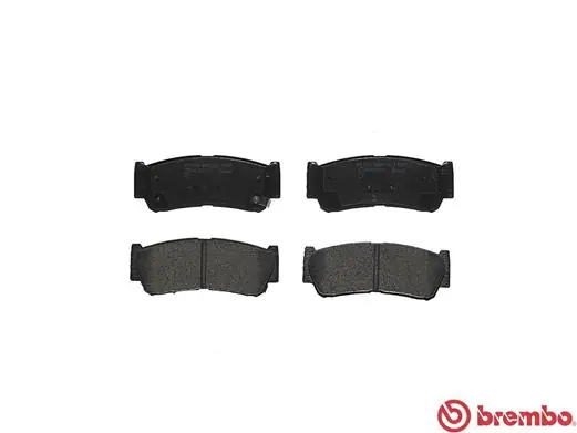 P30037 Brembo Sapatas do freio traseiras de disco