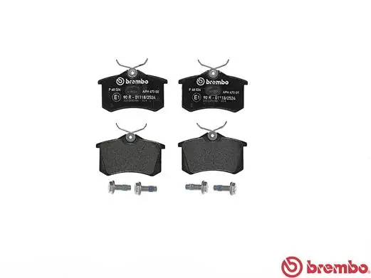 P68024 Brembo Sapatas do freio traseiras de disco