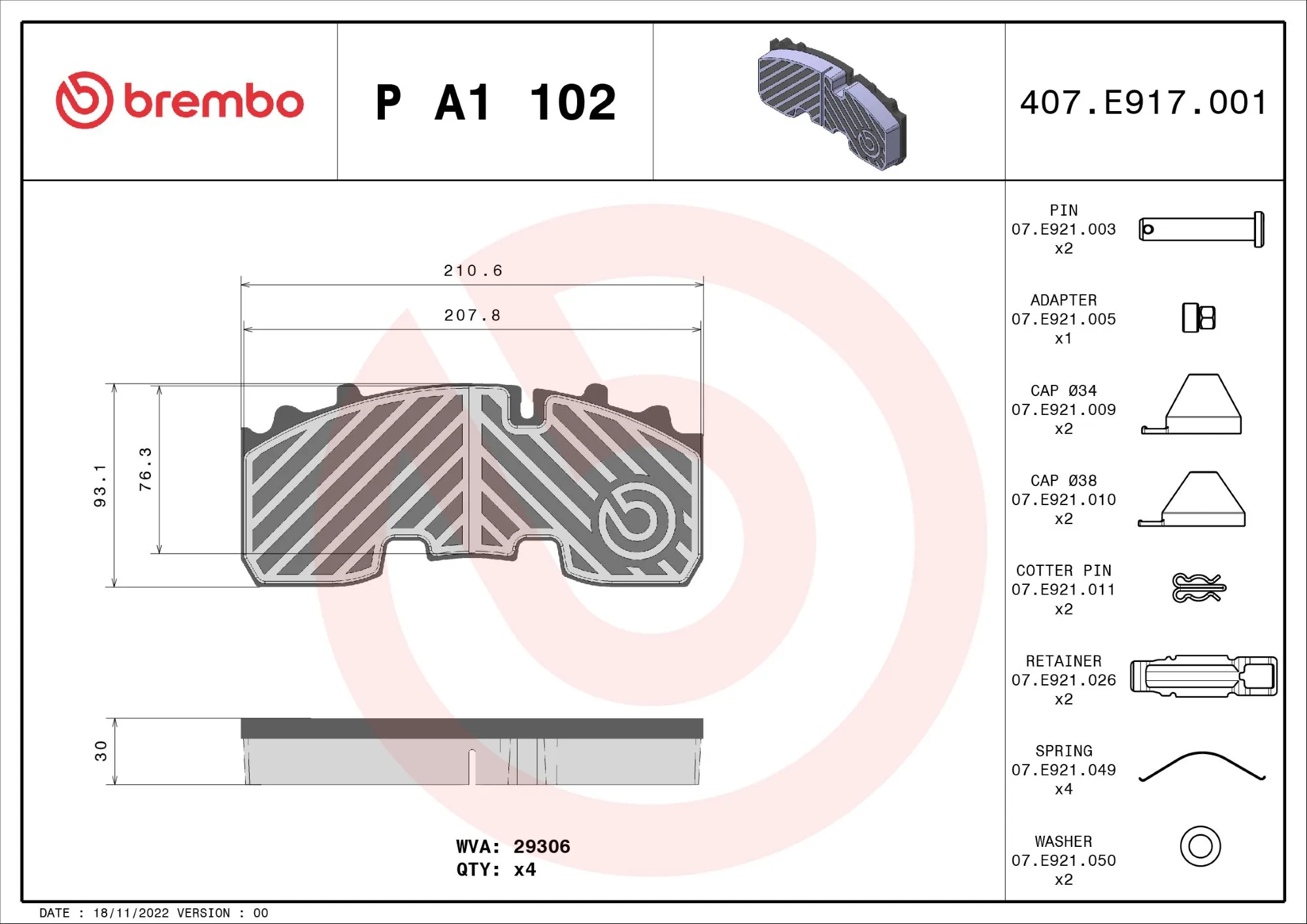 PA1102 Brembo