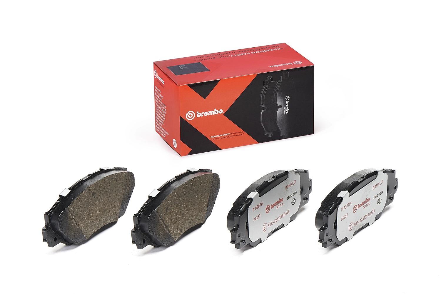 P83071X Brembo Sapatas do freio dianteiras de disco