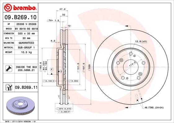 09B26910 Brembo