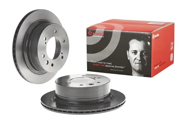 09D85311 Brembo Disco do freio traseiro