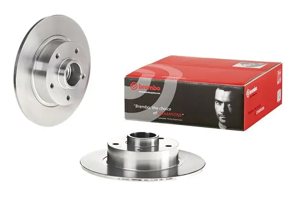08B39137 Brembo Disco do freio traseiro