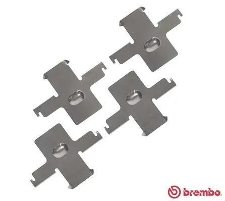  Kit de molas de fixação de sapatas de disco dianteiras Nissan Patrol SUV (Y60) (1987 - 1997) 