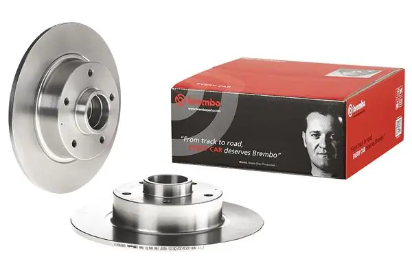 08B36917 Brembo Disco do freio traseiro