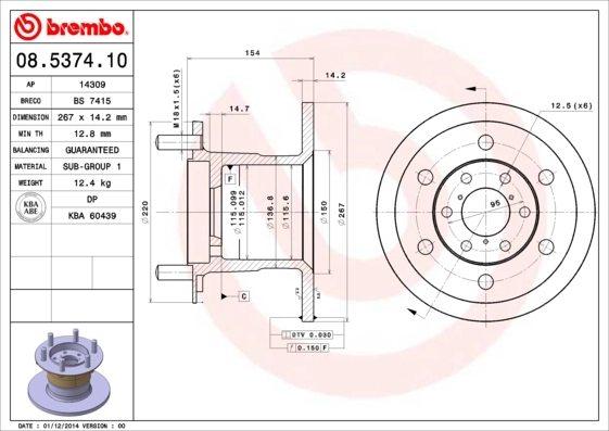 08537410 Brembo
