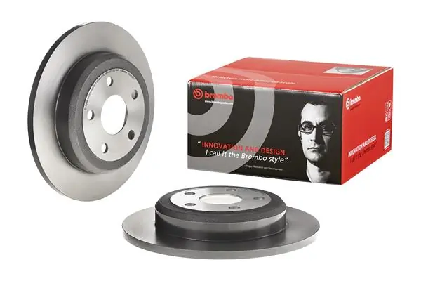 08N23311 Brembo Disco do freio traseiro