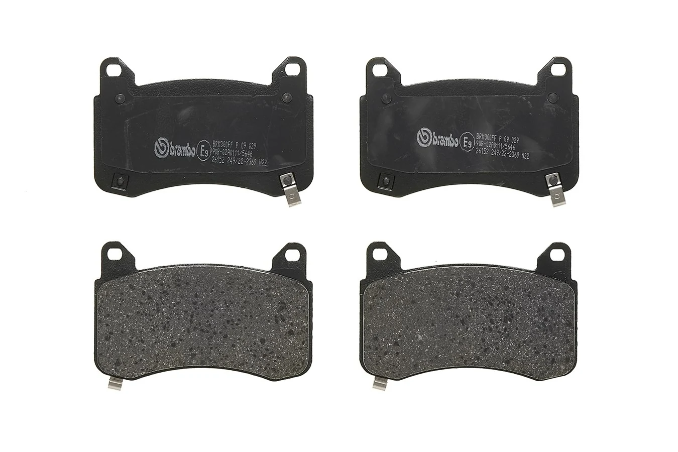 P09029 Brembo Sapatas do freio dianteiras de disco