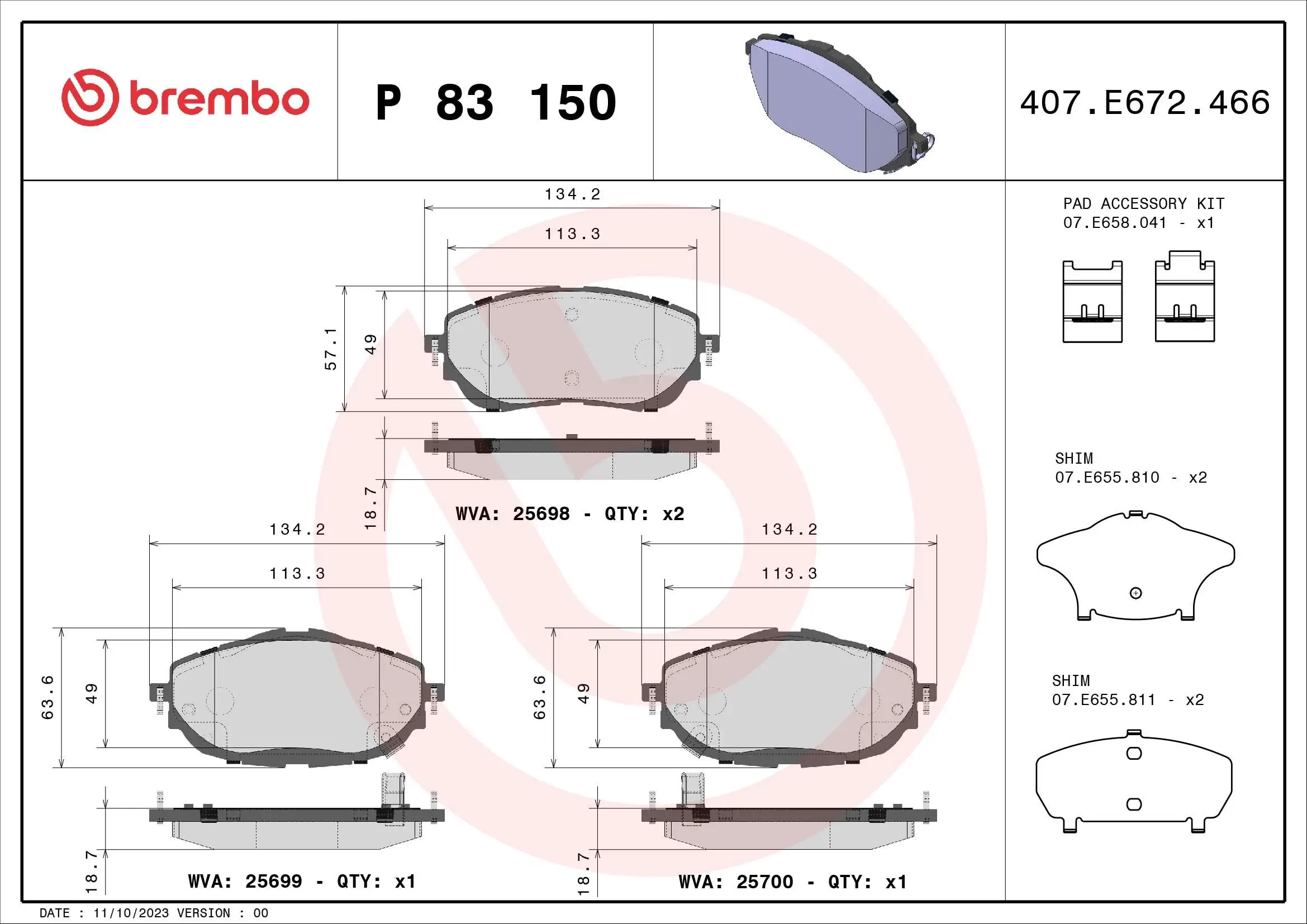 P83150 Brembo