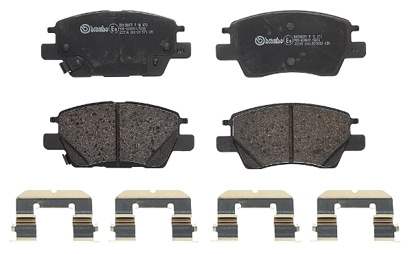 P10073 Brembo Sapatas do freio dianteiras de disco