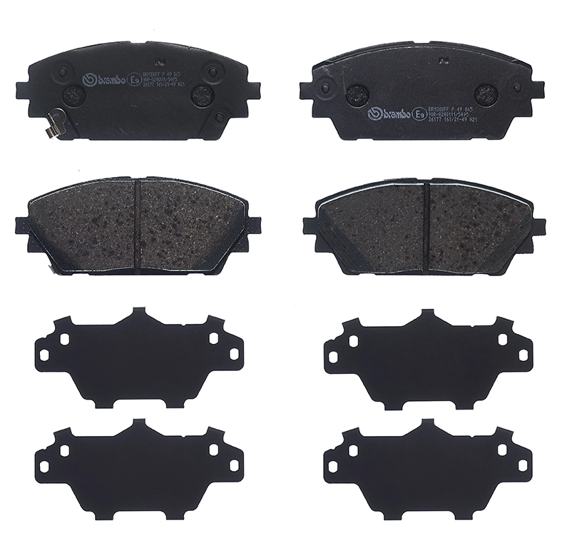 P49065 Brembo Sapatas do freio dianteiras de disco
