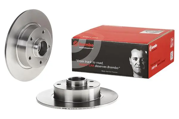 08B39127 Brembo Disco do freio traseiro