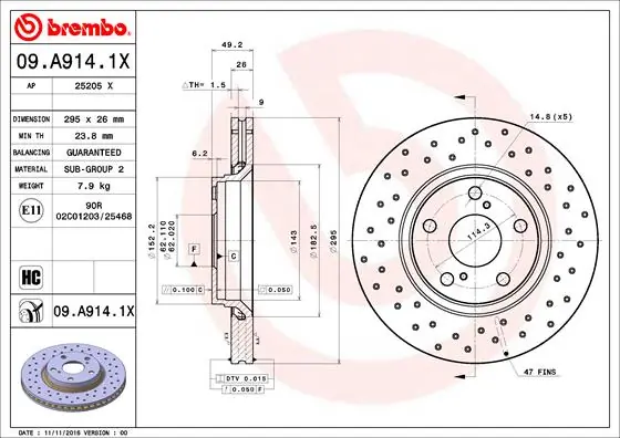 09A9141X Brembo