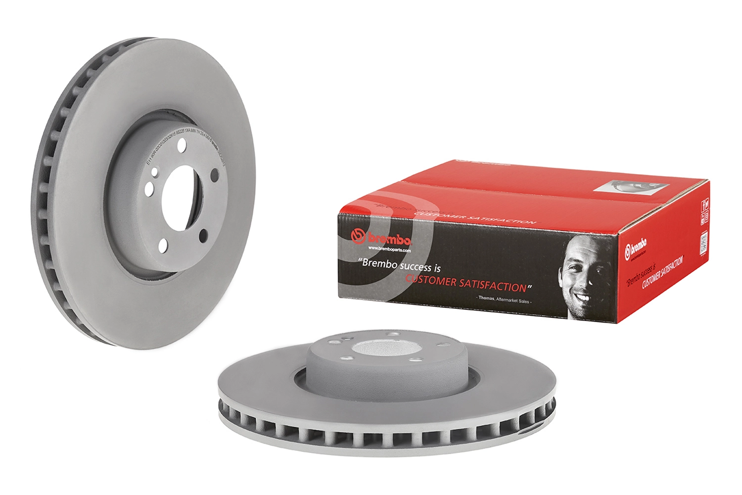 09D52813 Brembo Disco do freio dianteiro