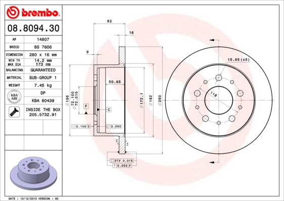 08809430 Brembo