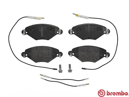 P61071 Brembo Sapatas do freio dianteiras de disco