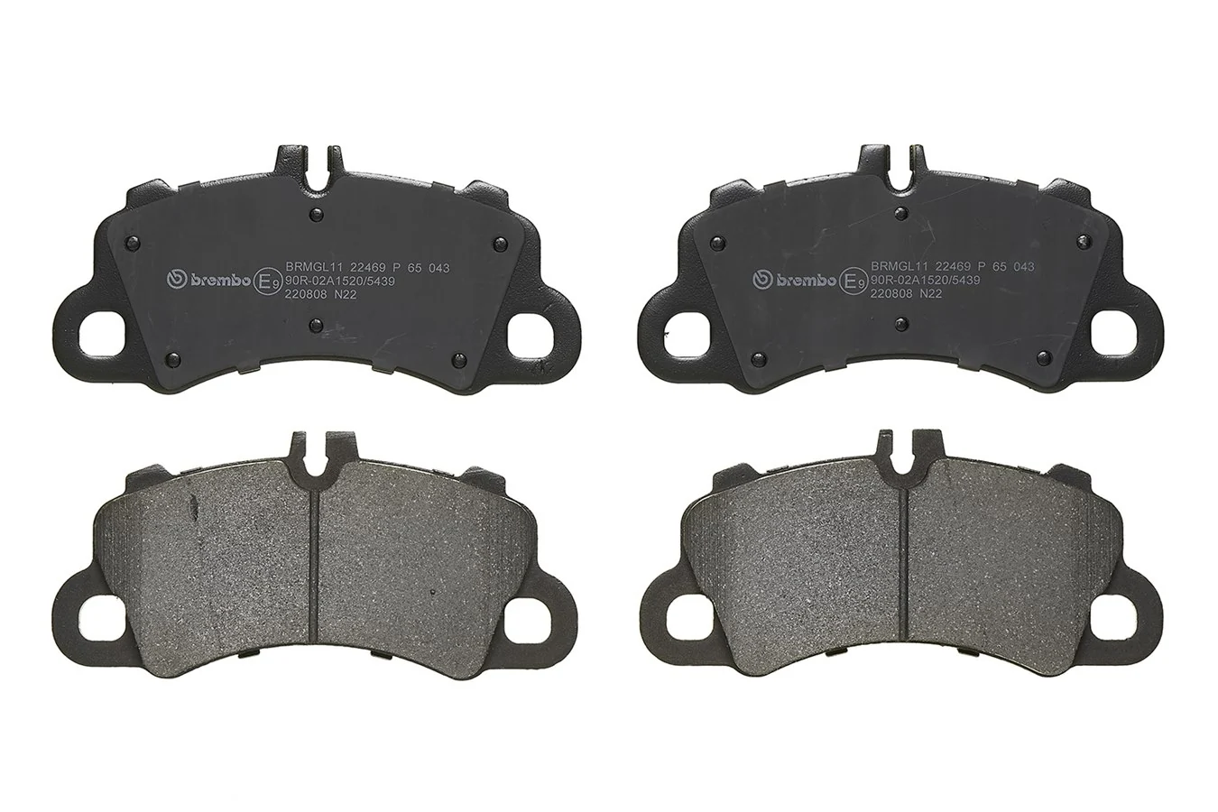P65043 Brembo Sapatas do freio dianteiras de disco