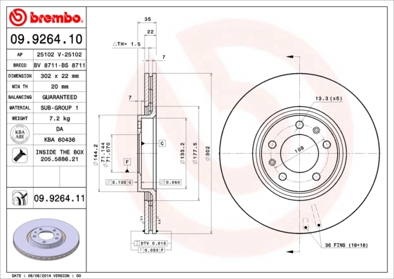 09926411 Brembo