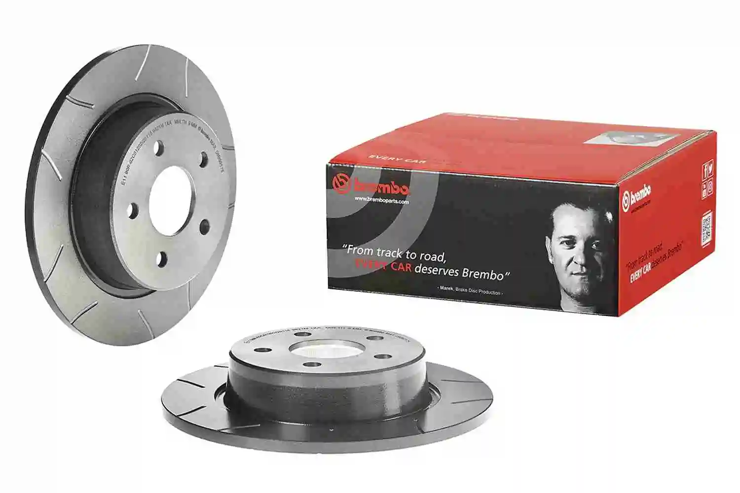 08B60175 Brembo Disco do freio traseiro