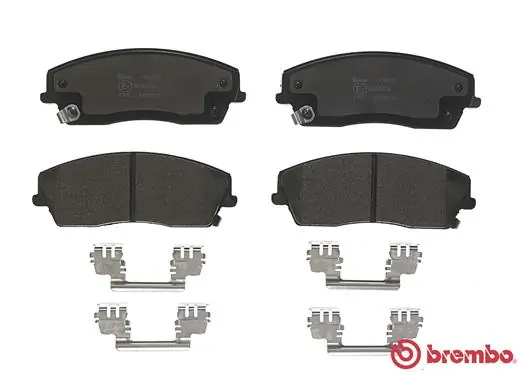 P11041 Brembo Sapatas do freio dianteiras de disco