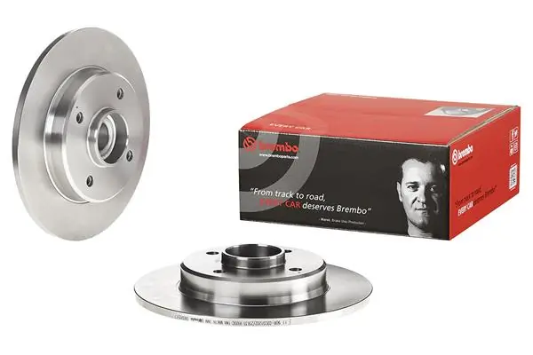 08D20517 Brembo Disco do freio traseiro