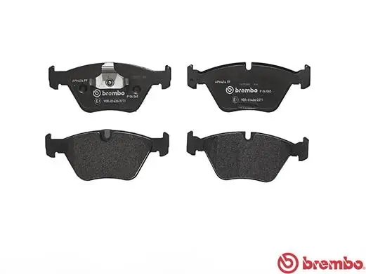 P06065 Brembo Sapatas do freio dianteiras de disco